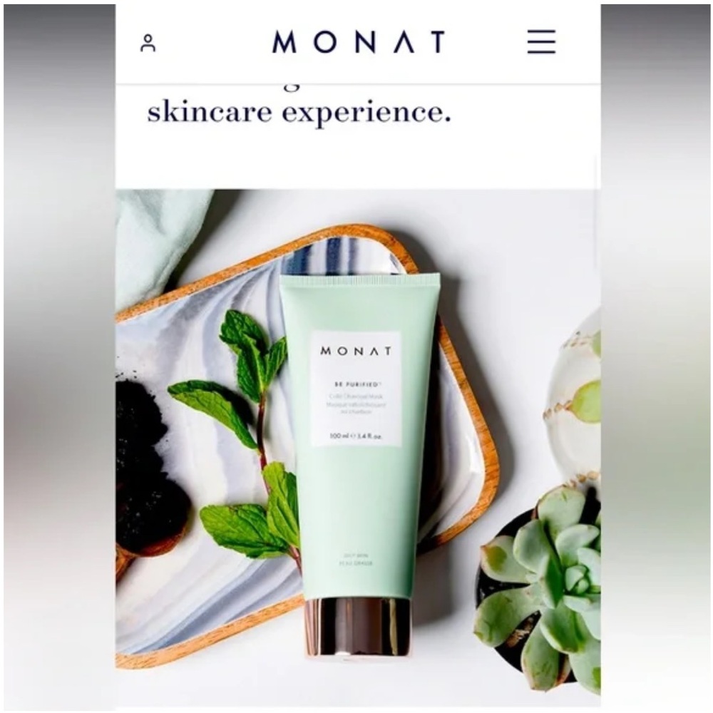Monat Be Purified Cold Charcoal‎ Mask